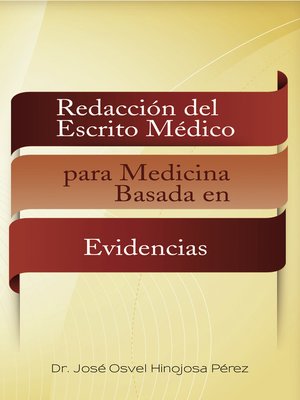 cover image of Redacción del escrito médico para medicina basada en evidencias